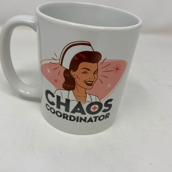 NWOT vintage look Chaos Coordinator coffee mug. - Picture 1 of 4